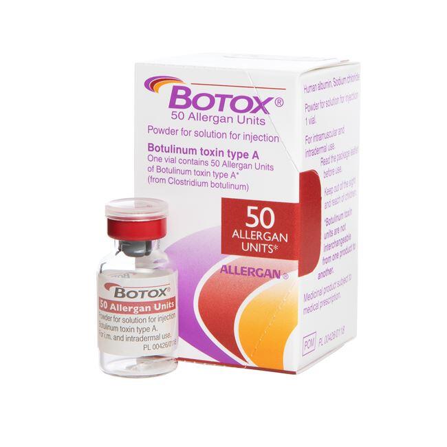 Botox 50 IU (International Packaging) 1 vial product pack
