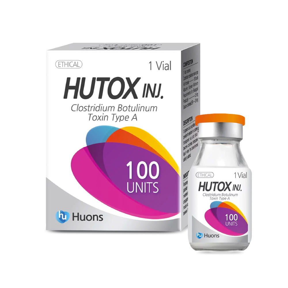 Hutox 100 IU 1 vial product pack